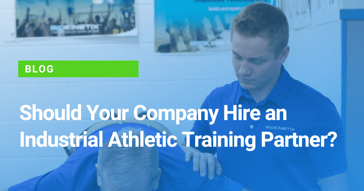 Should Your Company Hire an Industrial Athletic Training Partner?